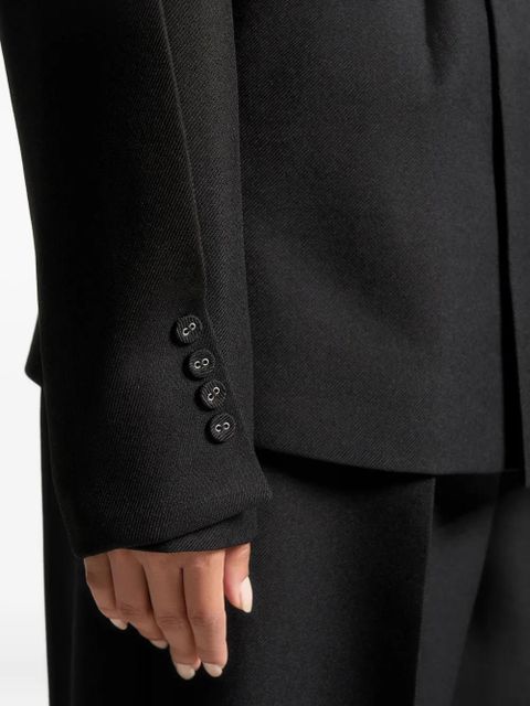Manière De Voir Marie twist-sleeve belted blazer - Black - zdjęcie produktu nr 2