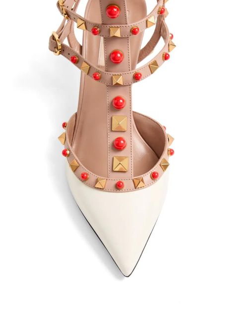 Valentino Garavani 65mm Rockstud embellished pumps - White - zdjęcie produktu nr 2
