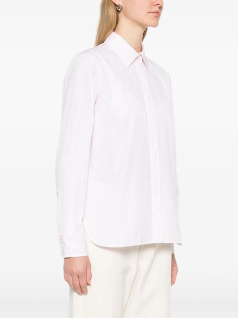Max Mara stripe-pattern shirt - White