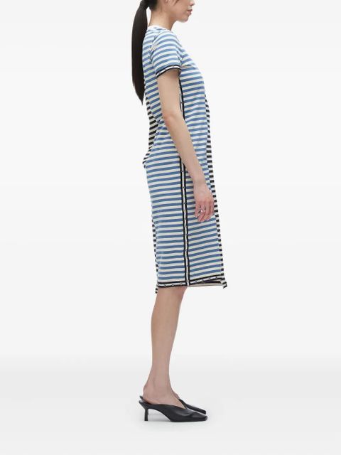 3.1 Phillip Lim striped panelled midi dress - Black