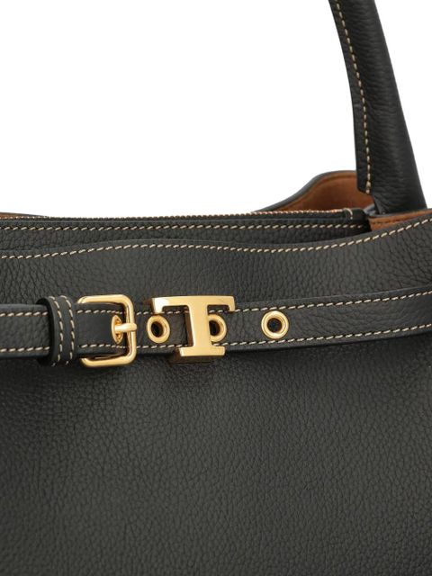 Tod's buckle top-handle tote bag - Black