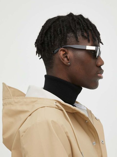 Rains kurtka przeciwdeszczowa 18010 Fishtail Jacket kolor beżowy przejściowa 18010.24-24Sand