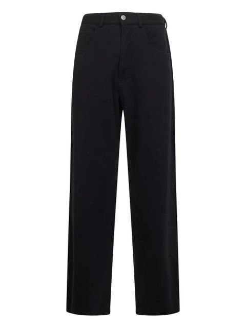 MM6 Maison Margiela cotton trousers - Black - zdjęcie produktu nr 1