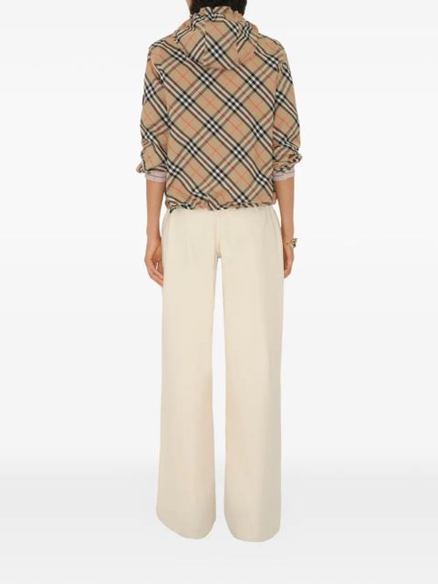Burberry Check hooded jacket - Neutrals