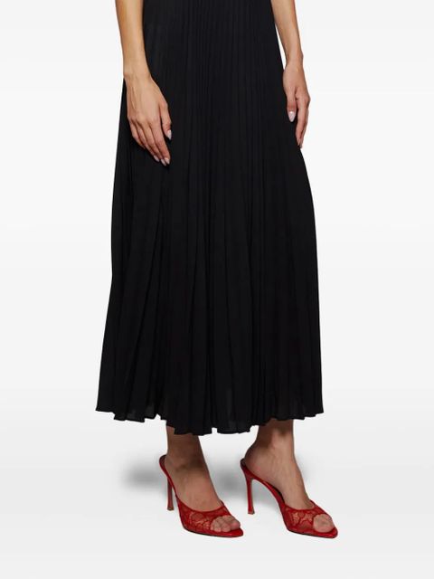 Amina Muaddi 95mm Alexa Lace Slipper sandals - Red