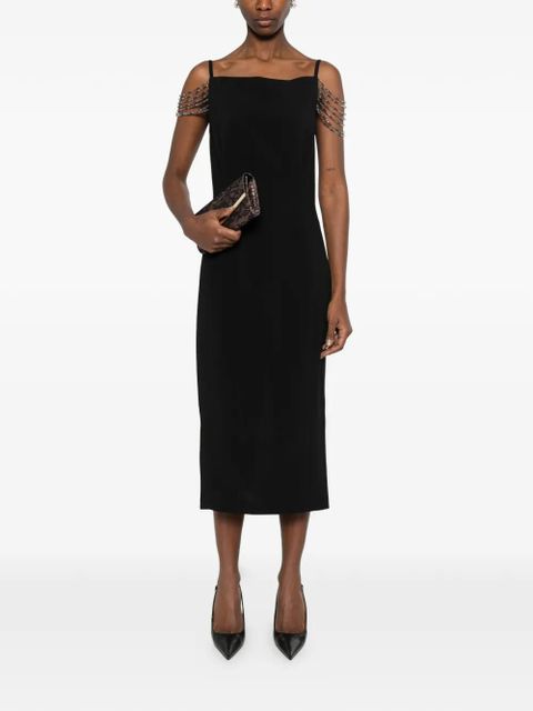 PINKO chain strap dress - Black - zdjęcie produktu nr 2