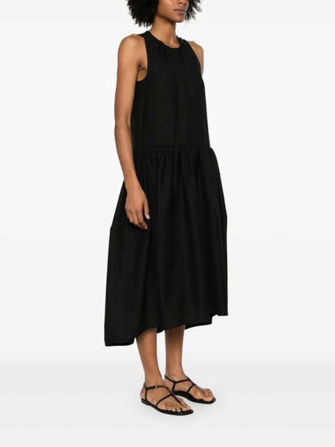 Jil Sander wool midi dress - Black