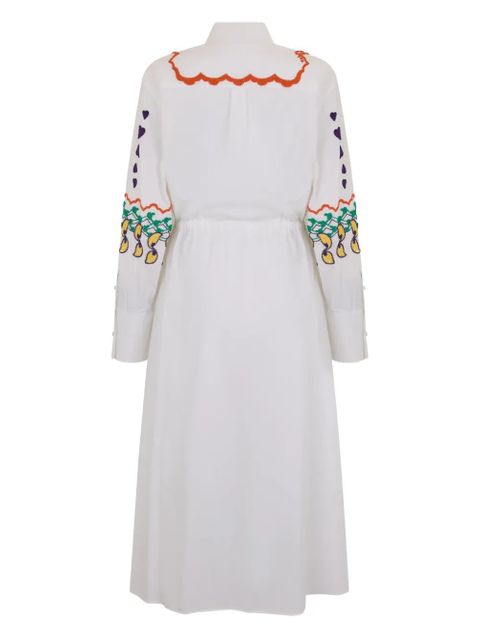 Valentino Garavani embroidered midi dress - White - zdjęcie produktu nr 2