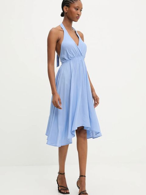 Answear.LAB sukienka kolor niebieski mini rozkloszowana - zdjęcie produktu nr 1