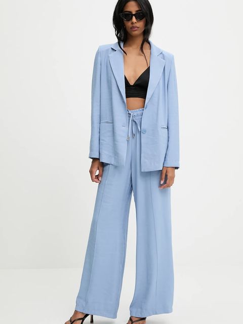 Answear.LAB marynarka i spodnie damski kolor niebieski - zdjęcie produktu nr 1