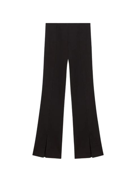Maje slit-hem flared trousers - Black - zdjęcie produktu nr 1