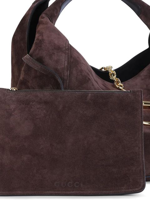 Gucci maxi Softbit shoulder bag - Brown
