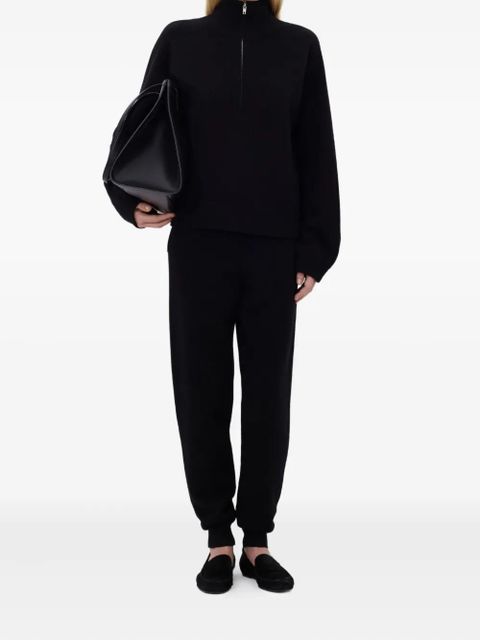 LouLou de Saison DRIES zip-front sweater - Black