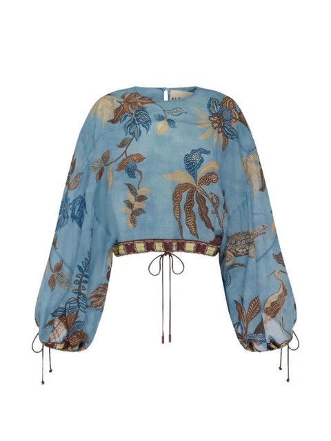 ALEMAIS Georgie blouse - Blue - zdjęcie produktu nr 1