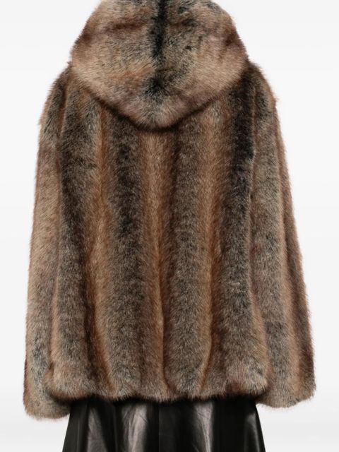 The Frankie Shop Emma hooded pocket jacket - Brown - zdjęcie produktu nr 2