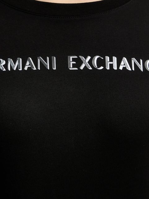 Armani Exchange longsleeve bawełniany kolor czarny XW001383 AF10356