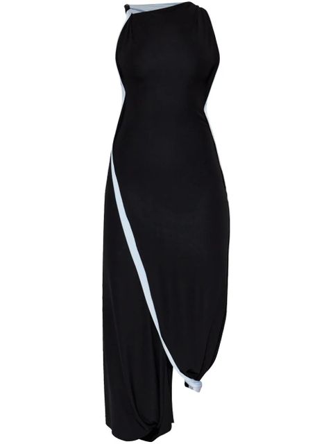 Victoria Beckham asymmetric maxi dress - Black - zdjęcie produktu nr 1