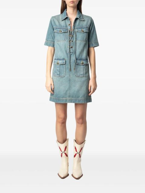 Zadig&Voltaire denim mini dress - Blue - zdjęcie produktu nr 2