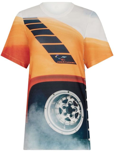 Rabanne Fast Cars jersey T-shirt - Orange - zdjęcie produktu nr 1