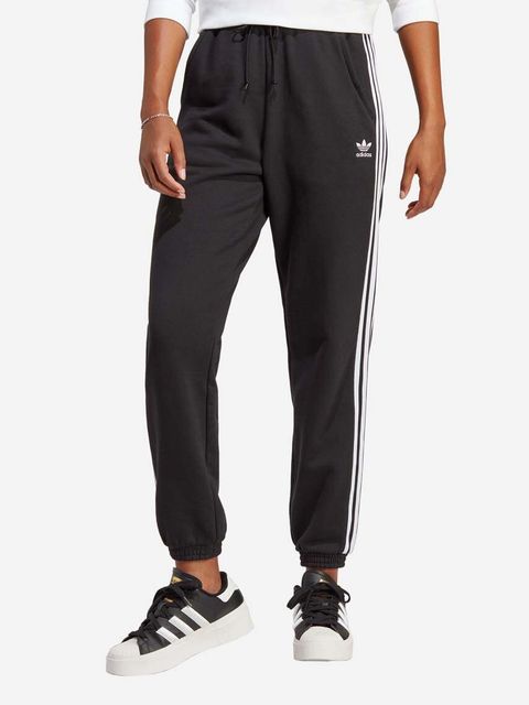 adidas Originals spodnie dresowe bawełniane Adicolor kolor czarny z aplikacją IB7457 - zdjęcie produktu nr 2