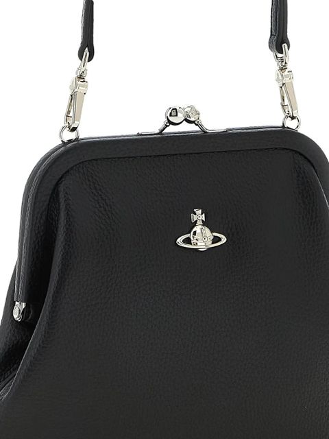 Vivienne Westwood logo clutch - Black