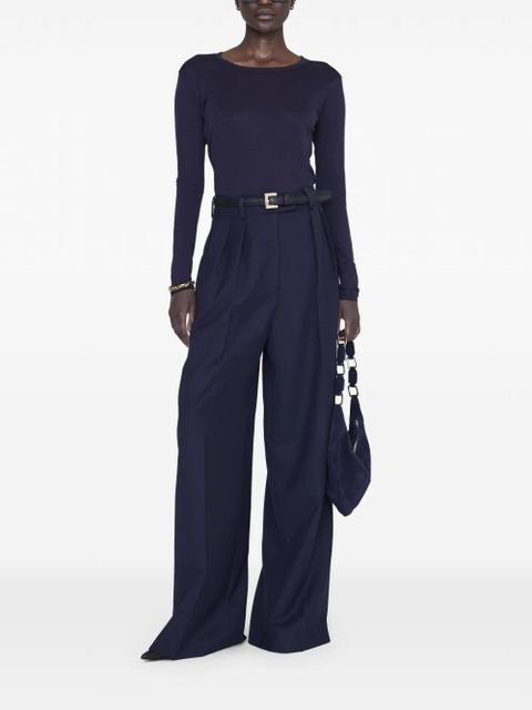 ANINE BING Sylvie long-sleeve T-shirt - Blue - zdjęcie produktu nr 2