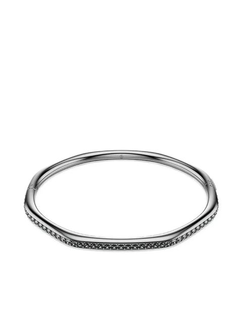 Swarovski Dextera faceted crystal-embellished bangle - Grey - zdjęcie produktu nr 1