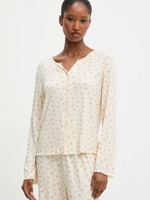 Answear.LAB piżama damska kolor beżowy - zdjęcie produktu nr 2