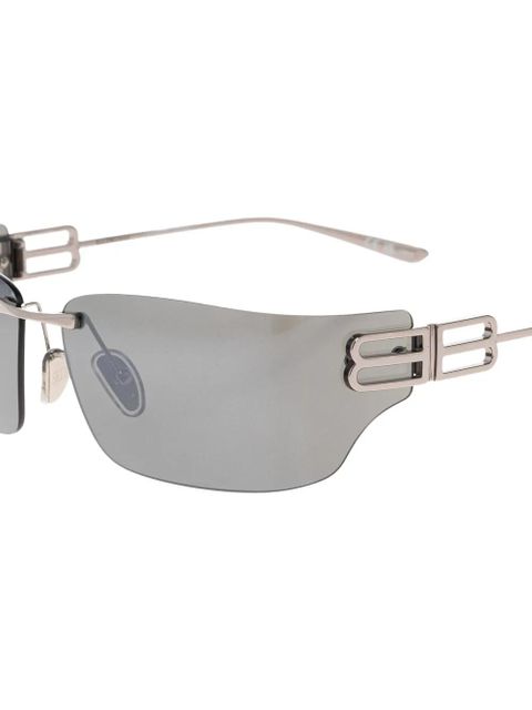 Balenciaga Eyewear rimless square sunglasses - Grey - zdjęcie produktu nr 2