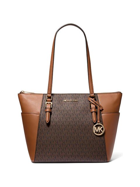 Michael Kors large Charlotte monogram-print tote bag - Brown - zdjęcie produktu nr 1