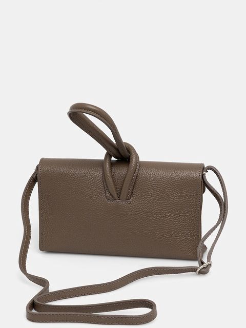 Answear.LAB kopertówka skórzana kolor brązowy