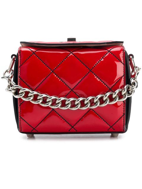Alexander McQueen Box Bag 16 - Red - zdjęcie produktu nr 1