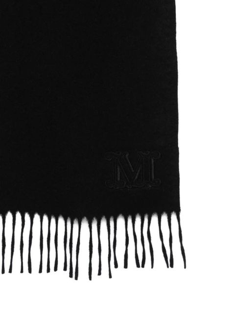 Max Mara logo-detail scarf - Black - zdjęcie produktu nr 2