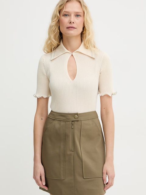 Pinko t-shirt damski z bawełną - zdjęcie produktu nr 1