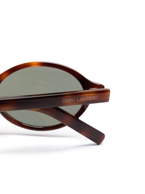 Saint Laurent Eyewear Jeanne sunglasses - Brown