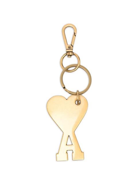 AMI Paris heart letter keyring - Gold - zdjęcie produktu nr 2