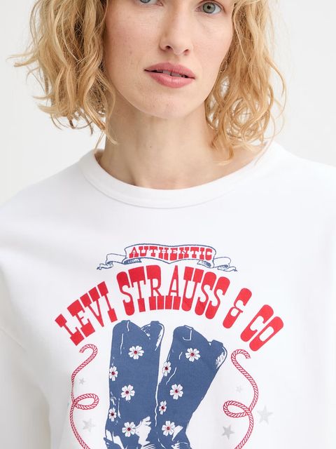 Levi's bluza bawełniana GRAPHIC HERITAGE CREW