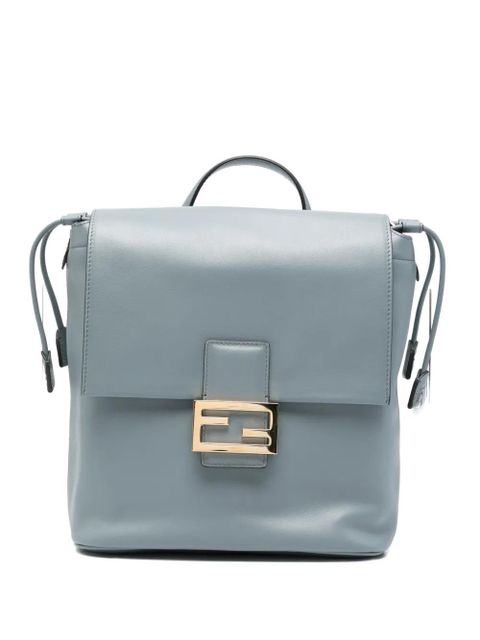 FENDI FF-plaque backpack - Blue - zdjęcie produktu nr 1