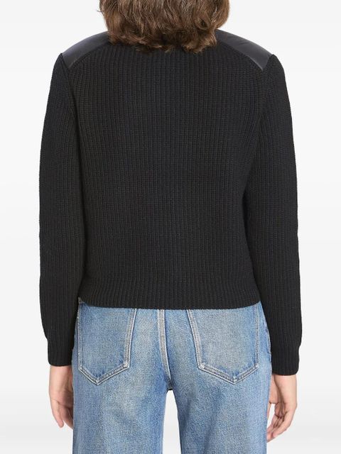 Moncler padded wool-blend puffer jacket - Black - zdjęcie produktu nr 2