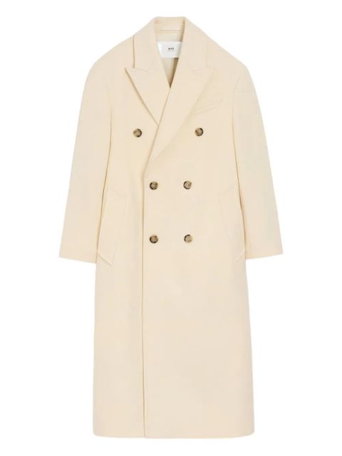 AMI Paris double-breasted wool coat - Neutrals - zdjęcie produktu nr 1