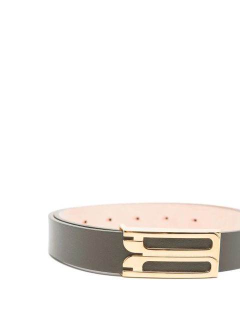 Victoria Beckham logo-buckle belt - Green - zdjęcie produktu nr 2