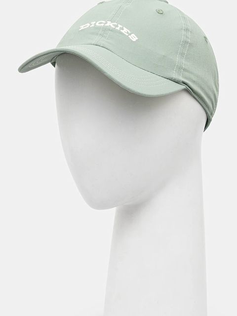 Dickies czapka z daszkiem Wilsall Cap Iceberg Green kolor zielony gładka DK0A4Z6PK361