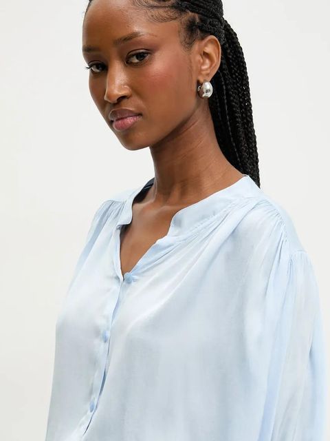 Answear.LAB koszula damska kolor niebieski relaxed