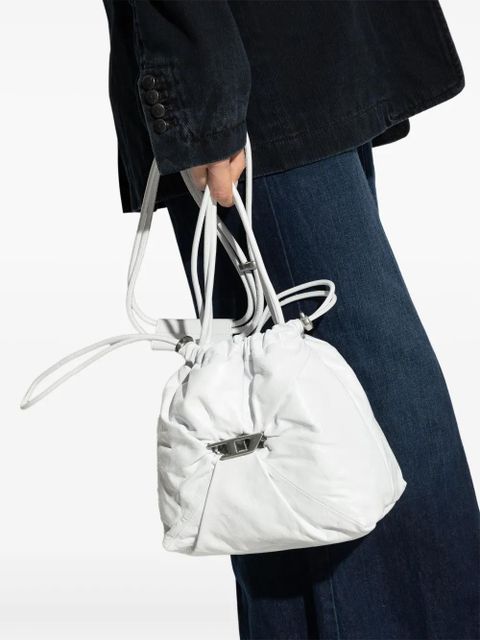 Diesel Scrunch-D tote bag - White