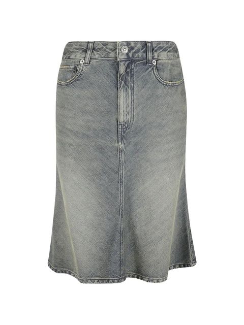 Balenciaga faded godet-hem skirt - Blue - zdjęcie produktu nr 1