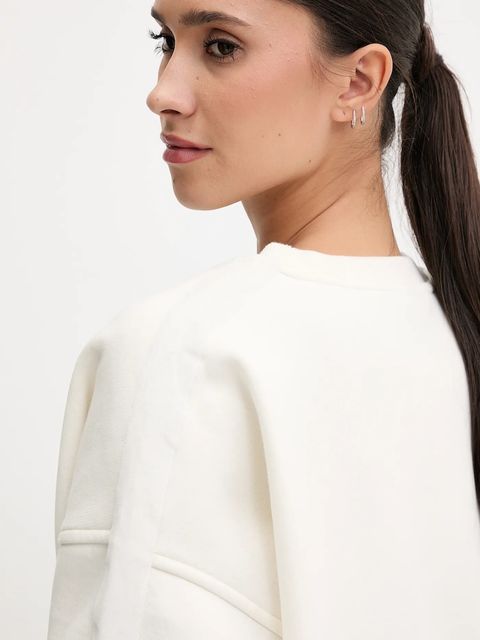 Guess bluza AELIA damska kolor beżowy gładka V5BQ10 KB681