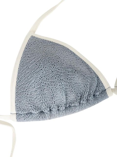 MC2 Saint Barth crinkle-textured triangle bikini top - 05788H CRINKLE 3610 - zdjęcie produktu nr 2