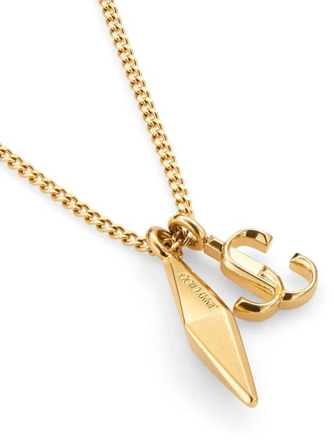 Jimmy Choo Diamond JC Chain necklace - Gold