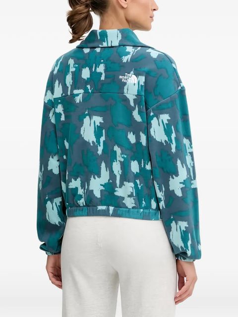 The North Face half-zip patterned sweatshirt - Blue