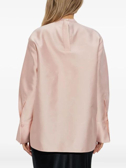 Jil Sander crew-neck blouse - Pink